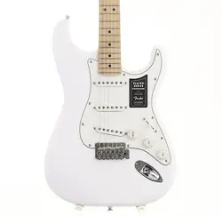 FENDER MEXICO 2023 PLAYER STRATOCASTER MN POLAR WHITE USED 2023 W/SOFT CASE