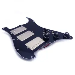 PREWIRED LOADED PICKGUARD AINICO 5 HHH HUMBUCKER PICKUPS FOR FENDER STRAT GUITAR