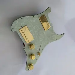 PREWIRED LOADED PICKGUARD WITH HH AINICO 5 HUMBUCKER PICKUP FOR FENDER ST GUITAR