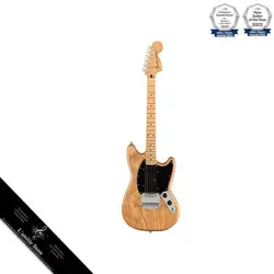 FENDER BEN GIBBARD MUSTANG ELECTRIC GUITAR  WITH 2-YEAR WARRANTY  NATURAL  MAPLE