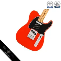 FENDER PLAYER II TELECASTER ELECTRIC GUITAR - CORAL RED WITH MAPLE