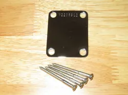 FENDER 2022 USA CHROME AMERICAN VINTAGE II FOUR BOLT STRATOCASTER NECK PLATE