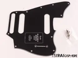 FENDER PLAYER II JAGUAR SERIES 3 PLY PICKGUARD GUITAR BLACK JAGUAR