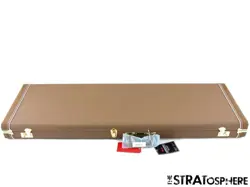 AMERICAN FENDER JAZZ BASS G&G BROWN HARDSHELL CASE, FOR JACO PASTORIUS