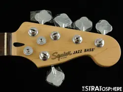 FENDER SQUIER AFFINITY ACTIVE JAZZ BASS V 5 STRING NECK + TUNERS INDIAN LAUREL