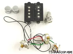 FENDER STANDARD PRECISION P BASS PICKUPS POTS KNOBS SET BASS GUITAR 