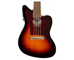 OPEN BOX FENDER FULLERTON JAZZMASTER UKE - 3-COLOR SUNBURST W/ WALNUT FB