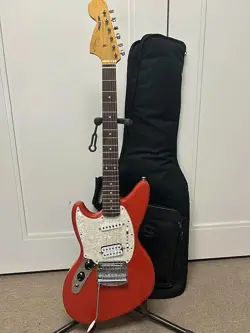 FENDER KURT COBAIN SIGNATURE JAG-STANG LEFT-HANDED - FIESTA RED