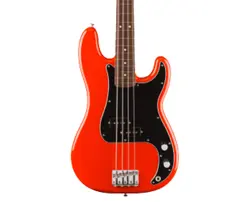 OPEN BOX FENDER PLAYER II PRECISION BASS - CORAL RED W/ROSEWOOD FB