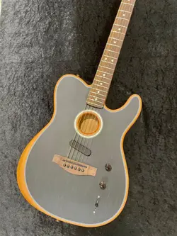 FENDER ACOUSTASONIC PLAYER TELECASTER BRUSHED BLACK #GG62I