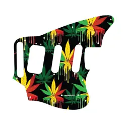 FENDER PAWN SHOP JAGUARILLO PICKGUARD RASTA DRIP