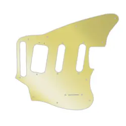 FENDER PAWN SHOP JAGUARILLO PICKGUARD GOLD MIRROR