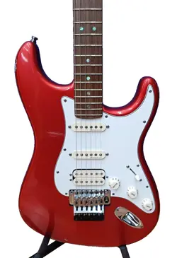 [FENDER] AMERICAN DELUXE STRATOCASTER CANDY APPLE RED USA 2002 ELECTRIC GUITAR