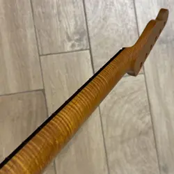 STAINLESS FRET ROASTED FLAME MAPLE TL GUITAR NECK NITRO ROSEWOOD FOR DIY FENDER