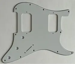 3 PLY PARCHMENT PICKGUARD FIT FENDER DOUBLE FAT HH STRAT HUMBUCKER STYLE