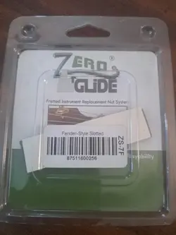 ZS-7F SLOTTED REPLACEMENT NUT FOR GUITARS FENDER STYLE SLOTTED FREE SHIPPING!