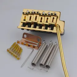 TREMOLO BRIDGE FOR FENDER STRATOCASTER GUITAR - GOLD FINISH 52.5MM HIGH-QUALITY 
