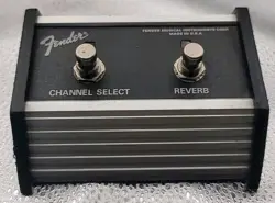 FENDER 2-BUTTON AMPLIFIER CHANNEL SELECT REVERB GUITAR FOOTSWITCH USA P/N 028122