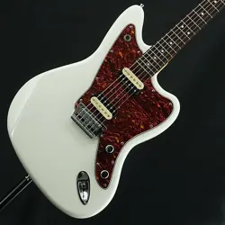 ELECTRIC GUITAR SQUIER BY FENDER VINTAGE MODIFIED JAGUAR HH OLYMPIC WHITE USED