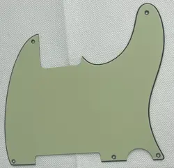 VINTAGE GREEN 3-PLY FOR FENDER TELECASTER VINTAGE 5-HOLE BLANK GUITAR PICKGUARD