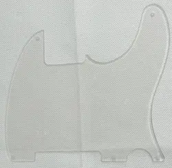 CLEAR TRANSPARENT FOR FENDER TELECASTER VINTAGE 5-HOLE BLANK GUITAR PICKGUARD