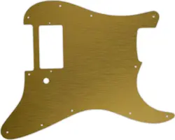 WD CUSTOM PICKGUARD FOR SINGLE HUMBUCKER FENDER STRATOCASTER #14 SIMULATED BR...
