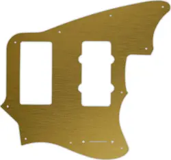 WD CUSTOM PICKGUARD FOR FENDER MODERN PLAYER MARAUDER #14 SIMULATED BRUSHED G...