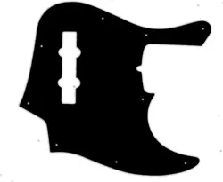 WD CUSTOM PICKGUARD FOR FENDER AMERICAN DELUXE 21 FRET JAZZ BASS#38 BLACK/CRE...