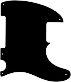 WD CUSTOM PICKGUARD FOR FENDER ESQUIRE OR TELECASTER #38 BLACK/CREAM/BLACK