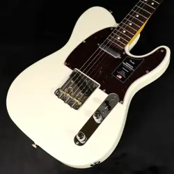 FENDER  AMERICAN PROFESSIONAL II TELECASTER ROSEWOOD OLYMPIC WHITE SN US23118325