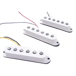 FENDER DELUXE DRIVE STRATOCASTER PICKUP SET - WHITE