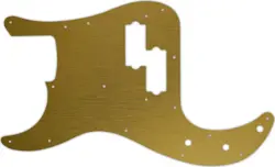 WD CUSTOM PICKGUARD FOR LEFT HAND FENDER USA PRECISION BASS #14 SIMULATED BRU...
