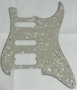 IVORY WHITE PEARL FOR FENDER PLAYER STRATOCASTER FLOYD ROSE HSS GUITAR PICKGUARD