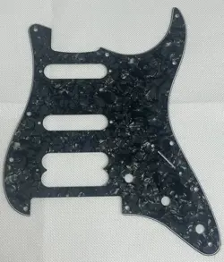 BLACK PEARL 4-PLY FOR FENDER PLAYER STRATOCASTER FLOYD ROSE HSS GUITAR PICKGUARD