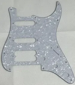 WHITE PEARL 4-PLY FOR FENDER PLAYER STRATOCASTER FLOYD ROSE HSS GUITAR PICKGUARD