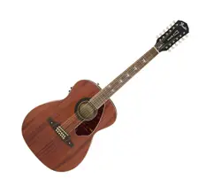 OPEN BOX FENDER TIM ARMSTRONG HELLCAT-12 STRING A/E GUITAR - NATURAL W/WALNUT FB