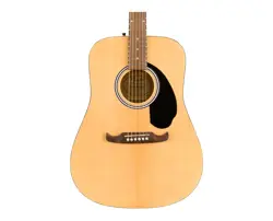 OPEN BOX FENDER FA-125 DREADNOUGHT ACOUSTIC GUITAR - NATURAL W/ WALNUT FB
