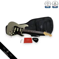 FENDER MADE IN JAPAN MODERN STRATOCASTER ELECTRIC GUITAR INCA SILVER