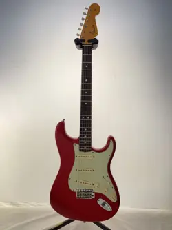FENDER ELECTRIC GUITAR AM ORIG 60S ST 2018 CAR STRAT TYPE RED SSS USED