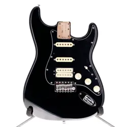 FENDER AMERICAN PERFORMER HSS STRATOCASTER BODY BLACK FULLY LOADED!