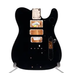 FENDER AMERICAN JACK WHITE TRIPLECASTER BODY CHAMBERED ASH BLACK FINISH