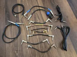 GUITAR PEDAL PATCH CABLE LOT
