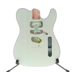 FENDER AMERICAN ULTRA TELECASTER BODY TRANS SURF GREEN NECK POCKET CHIP