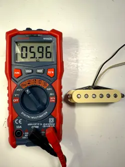 TEXAS-WOUND VAN ZANDT TRUE VINTAGE SRV FENDER STRAT NECK PICKUP STRATOCASTER