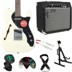 SQUIER AFFINITY SERIES TELECASTER THINLINE ELECTRIC GUITAR AND FENDER AMP BUNDLE