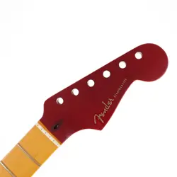 FENDER AMERICAN ULTRA STRATOCASTER NECK MAPLE NECK TRANSPARENT RED HEADSTOCK