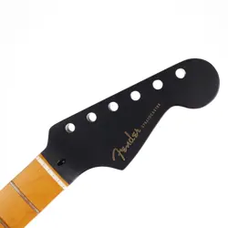 FENDER AMERICAN ULTRA STRATOCASTER NECK MAPLE STRAT NECK BLACK HEADSTOCK!