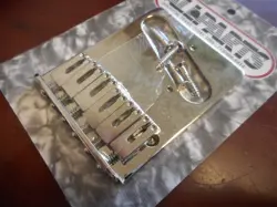 NEW - GOTOH GTC202 6-SADDLE BRIDGE FOR FENDER TELE - NICKEL