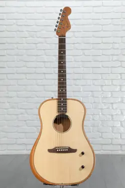 OPEN BOX FENDER HIGHWAY SERIES DREADNOUGHT GUITAR NATURAL WITH GIG BAG