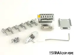 FENDER STANDARD STRAT HARDWARE SET TREMOLO TUNERS JACK PLATE, STRATOCASTER